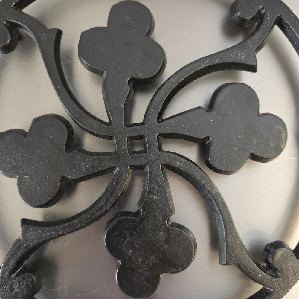 Dansk‎ By Gunner Cyren Trivet Black Cast Iron 7.5